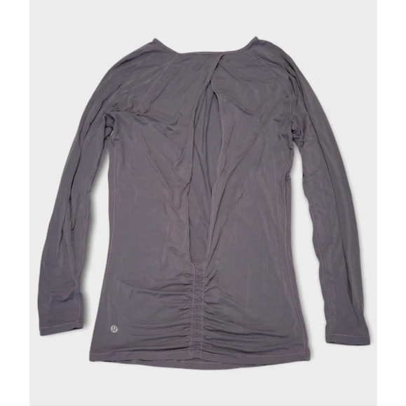 Size 8 - Lululemon Deep Stretch Long Sleeve *Cinch - Picture 1 of 2